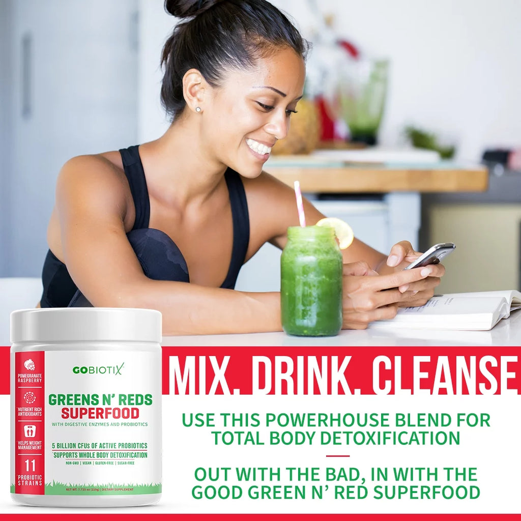 Super Greens Powder N' Super Reds Powder U51003