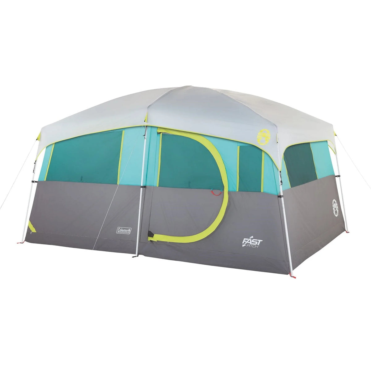 8-Person Light Blue Cabin Camping Tent Q529