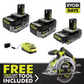18V Cordless Power Tool Kit with 4.0 Ah Batteries, Charger, and Circular Saw Q4916