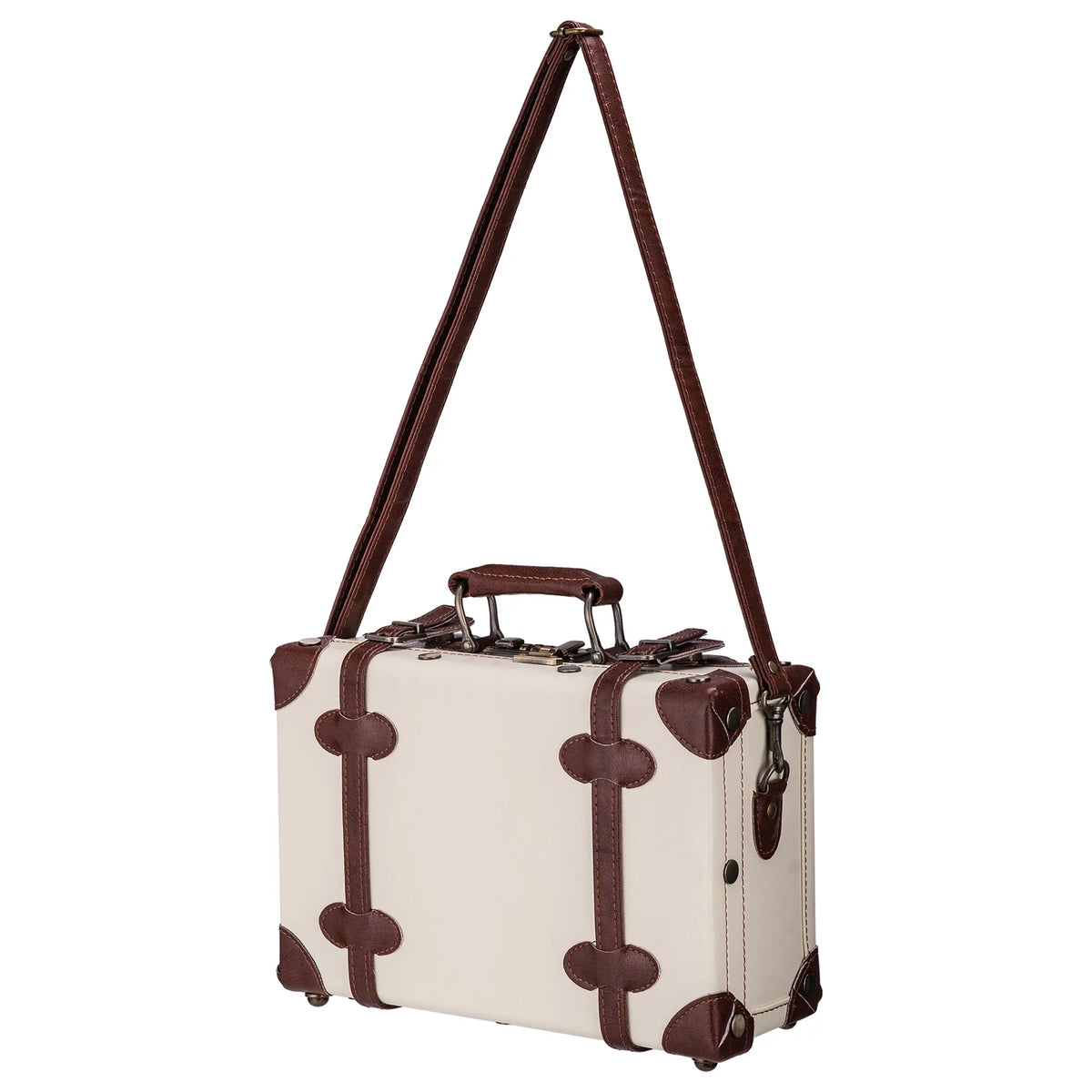 Beige Trolley Suitcase and Hand Bag Set with TSA Locks K22455