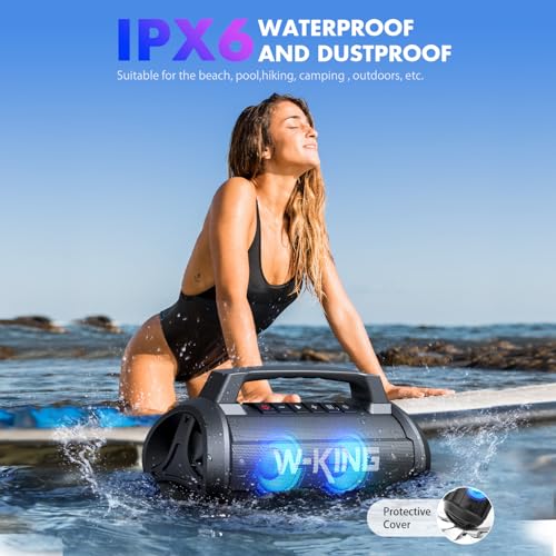 120W Portable Bluetooth Speaker IPX6 Waterproof D79775