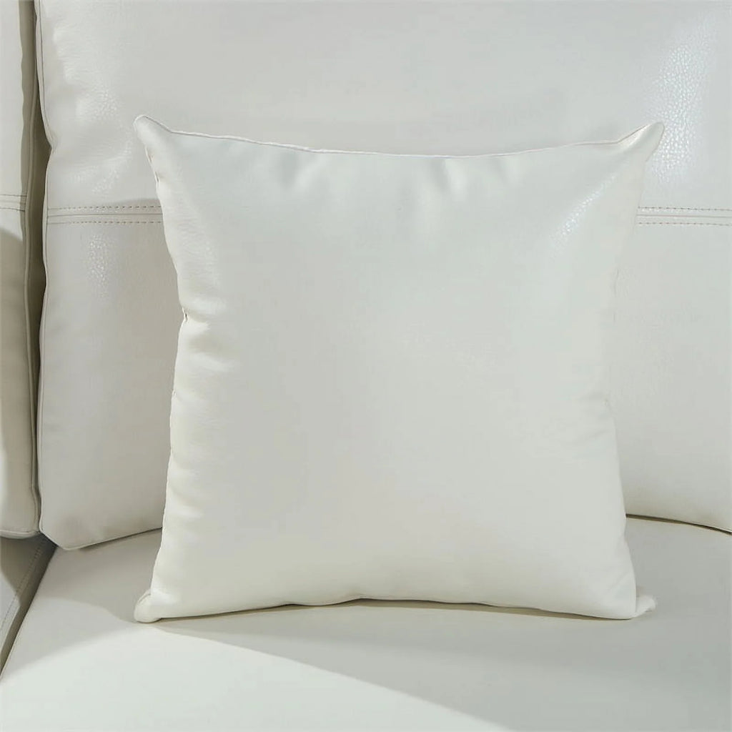 White Faux Leather Upholstered Sectional X26531