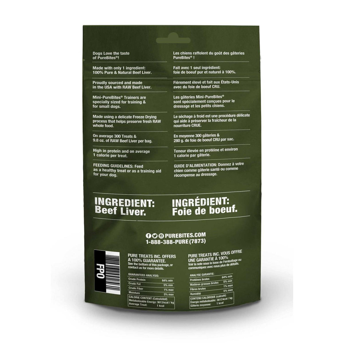 Beef Liver Freeze-Dried Raw Dog Treats B15680