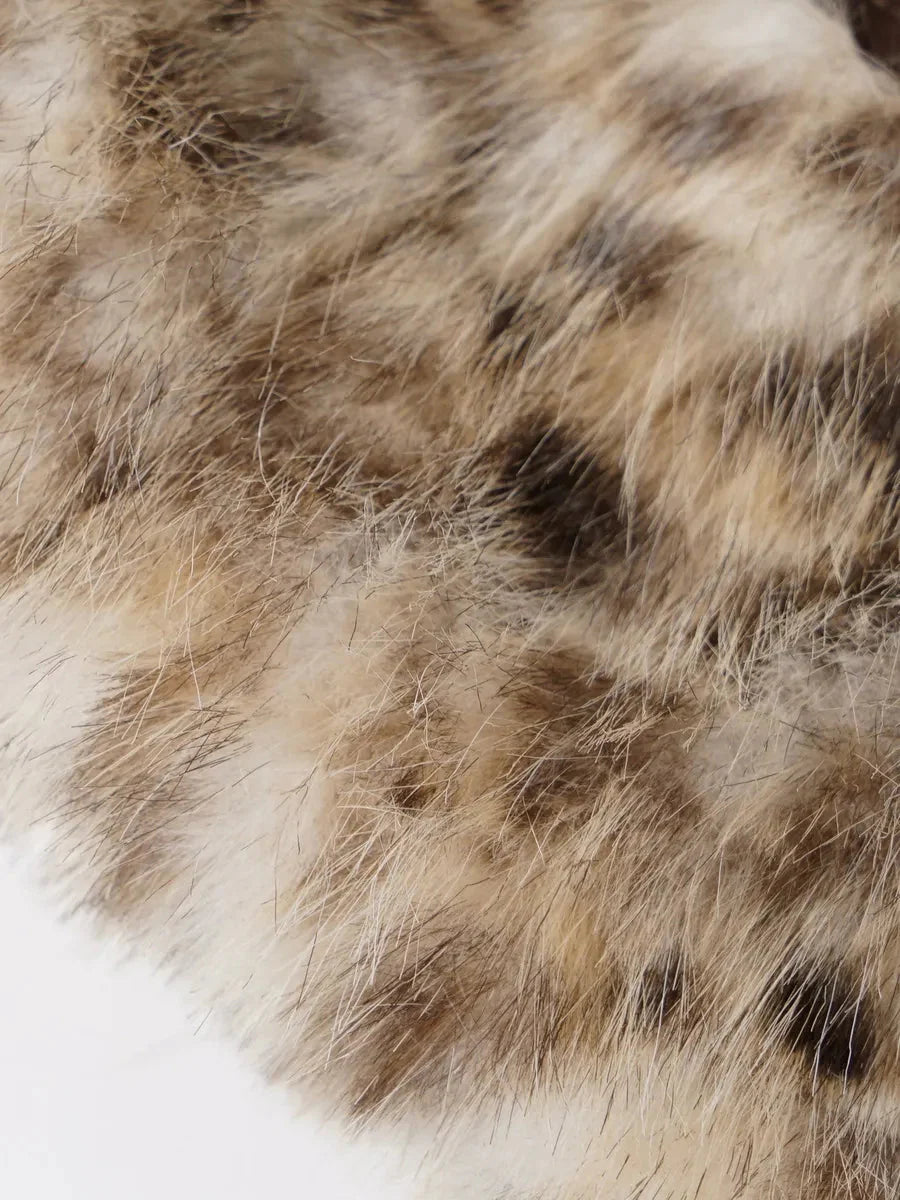Cheetah Fluffy Skirt N648443