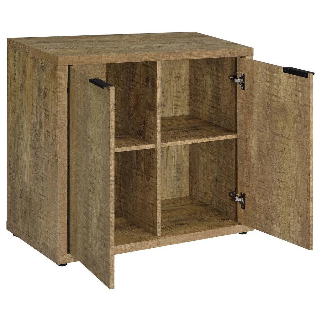 2-door Engineered Wood Accent Cabinet with Adjustable Shelves B872567