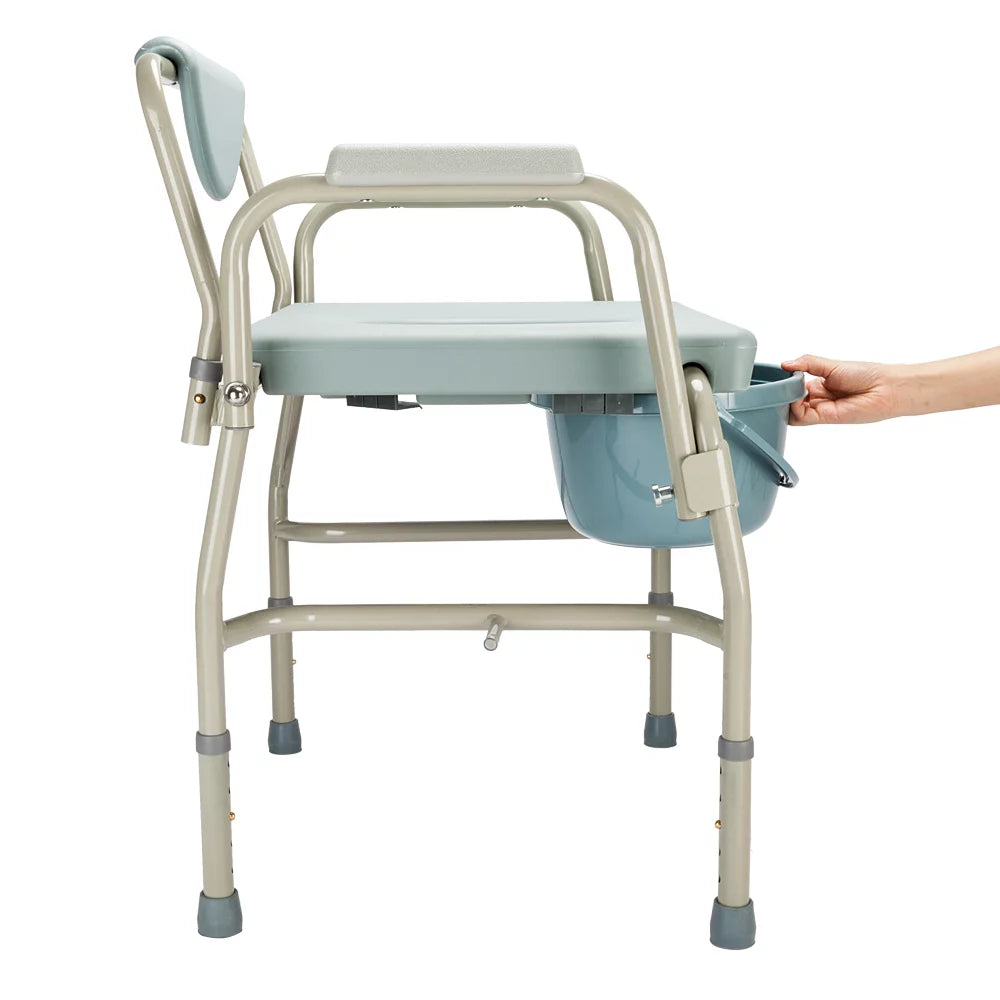 Bariatric Drop-Arm Commode H992