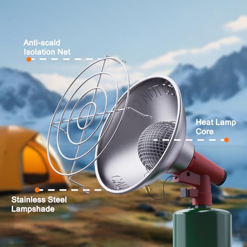6200BTU Portable Propane Patio Heater with Electronic Ignition R644