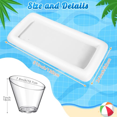 10 Pcs Inflatable Serving Tray and Salad Bowls Q547607