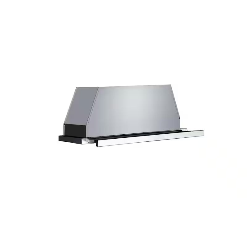 36 in. Pull-Out Range Hood with Lights in Stainless Steel M602