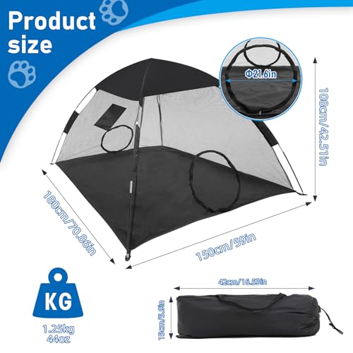 Mesh Cat Tent Outdoor Portable Playpen A599682