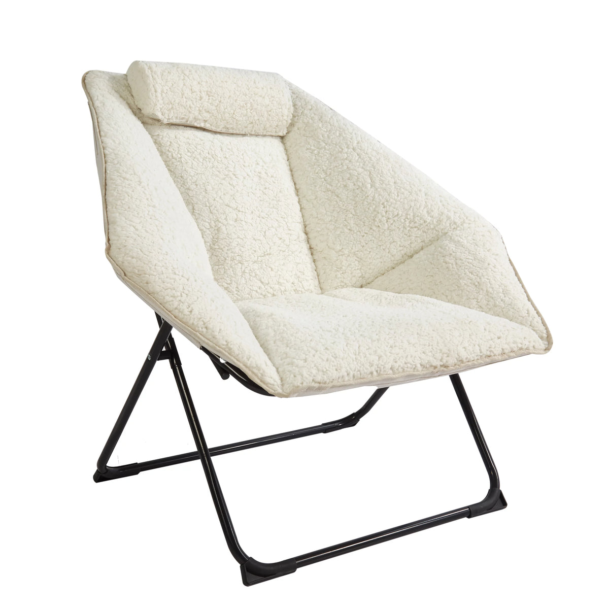 Folding Hex Chair White P42351