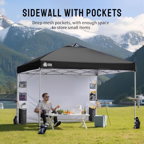 10x10 Pop Up Canopy Tent with Sidewall U849