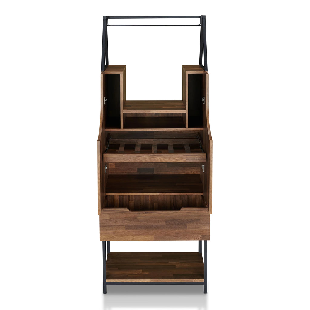Light Hickory Wine Cabinet P3621