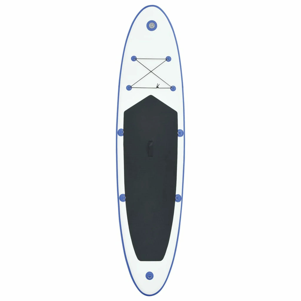 Inflatable Blue and White Paddle Board Set D4763