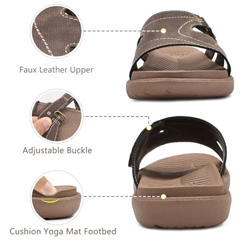 Lightweight Slip On Thick Cushion Sandals J635185