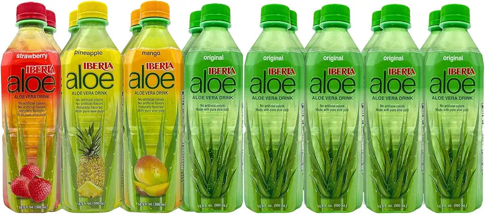 Aloe Vera Drink With Pure Aloe Pulp Pack Of 16 P430116