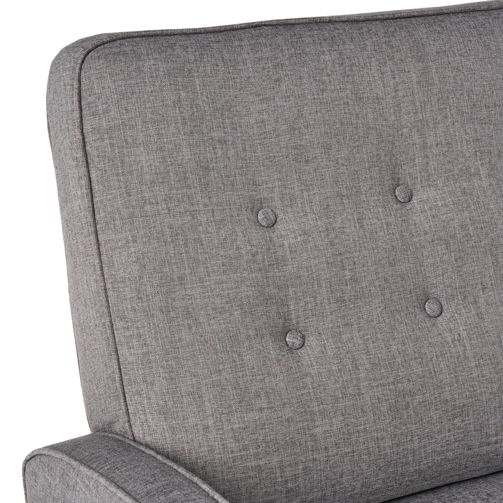 Gray Fabric Reclining Loveseat B968879
