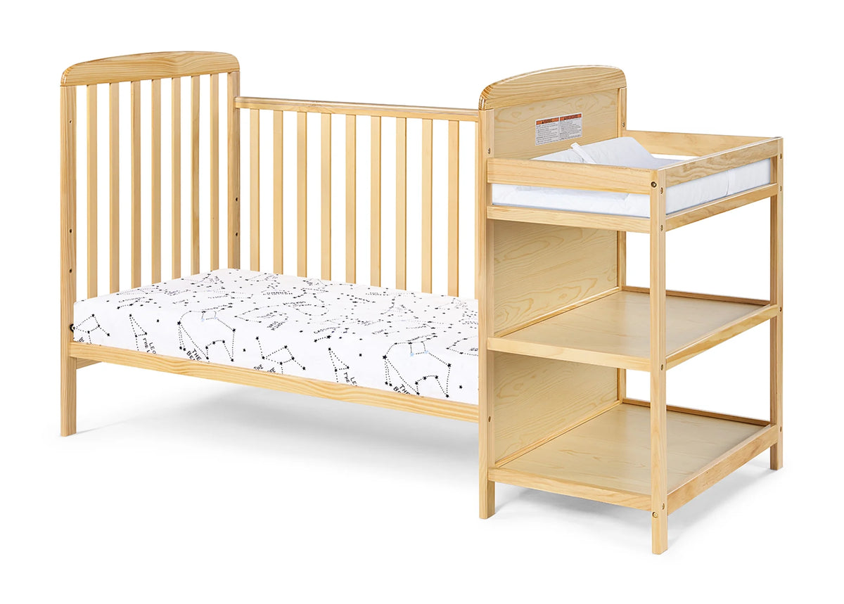 5 in 1 Convertible Crib with Changing Table Y176
