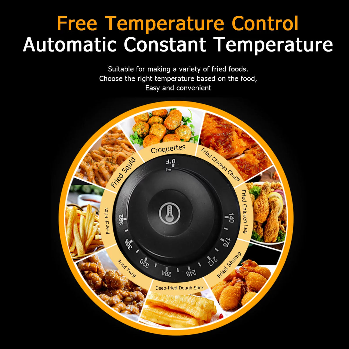 12.7QT 5000W Electric Deep Fryer with Basket S44468