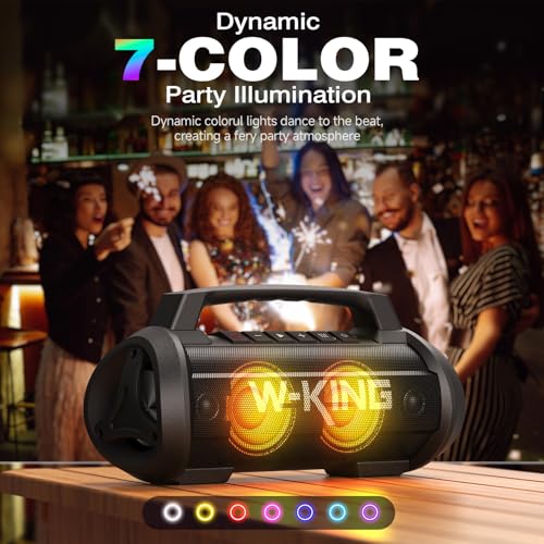 120W Portable Bluetooth Speaker IPX6 Waterproof D79775