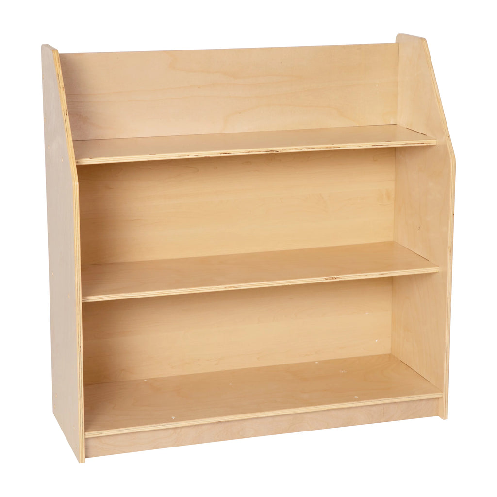 Natural Wooden 3 Shelf Book Display E222038