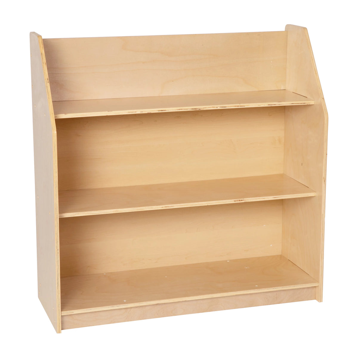 Natural Wooden 3 Shelf Book Display E222038