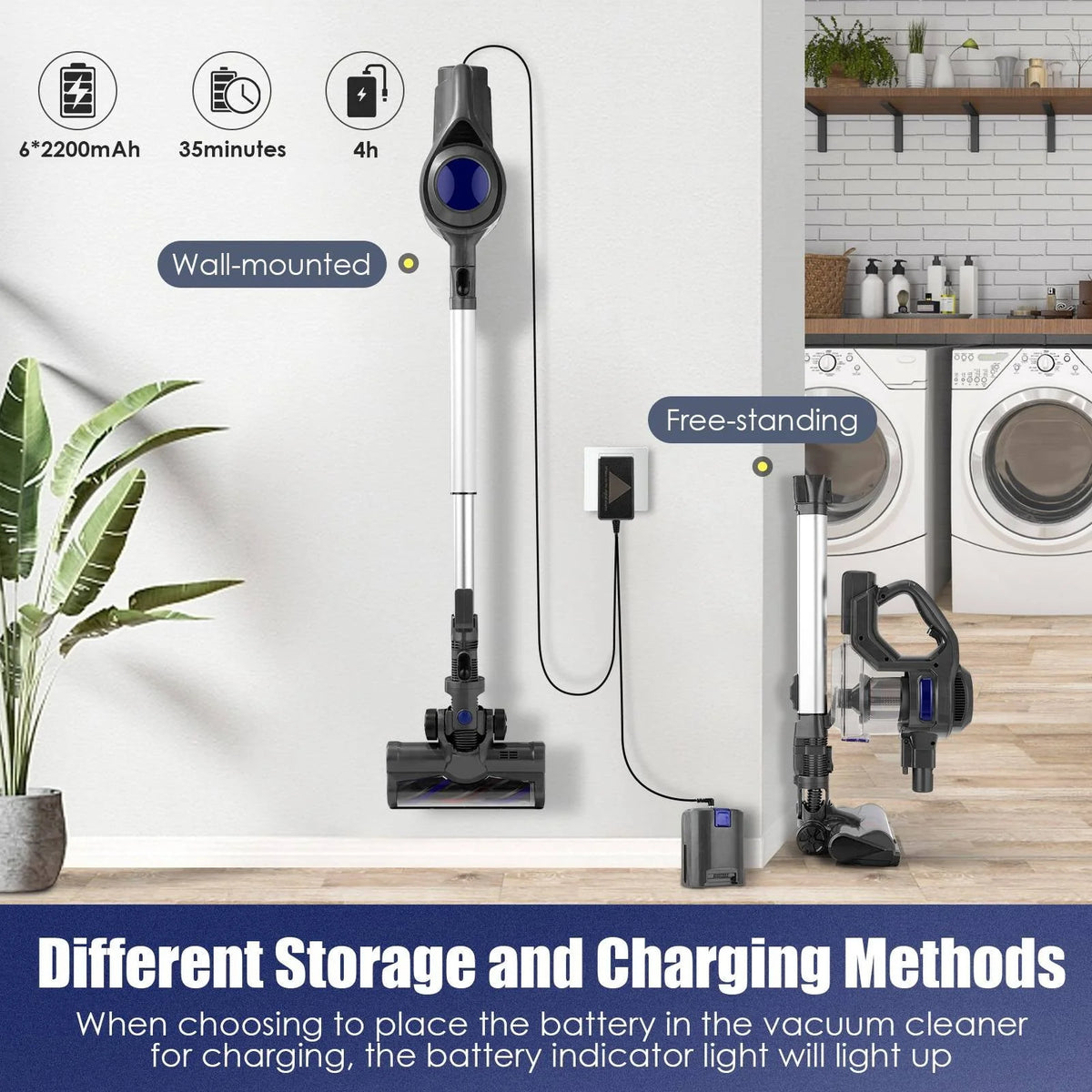 Cordless 4-in-1 Lightweight Stick Vacuum Cleaner X32566