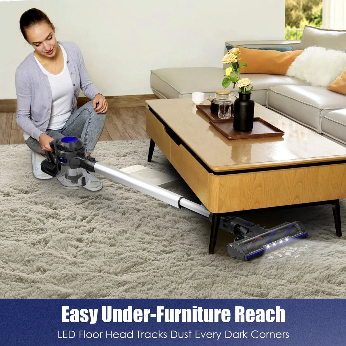 Cordless 4-in-1 Lightweight Stick Vacuum Cleaner X32566