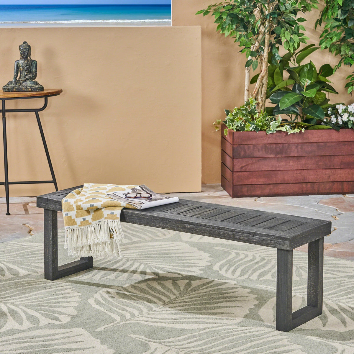 Acacia Wood Bench N904