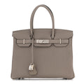 Birkin 30 Gris Asphalte O5278