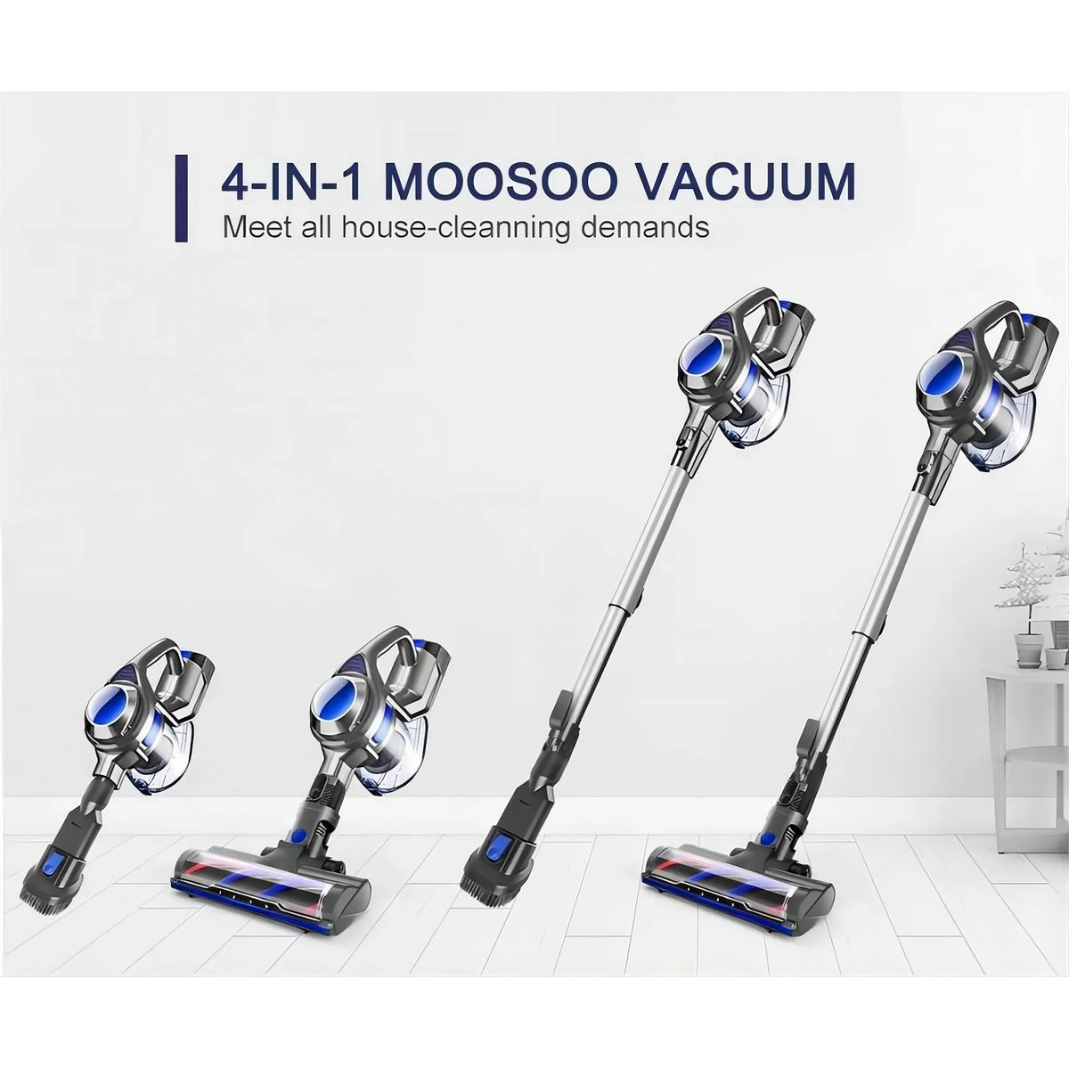 Cordless 4-in-1 Lightweight Stick Vacuum Cleaner X32566