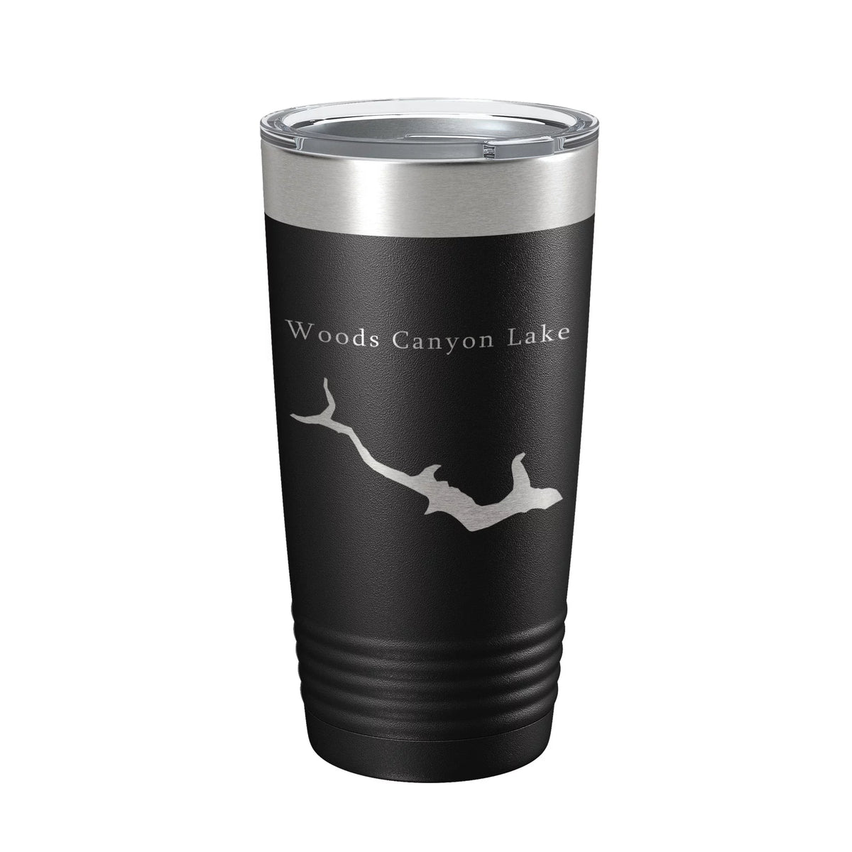 20 oz Black Insulated Tumbler Travel Mug A6289