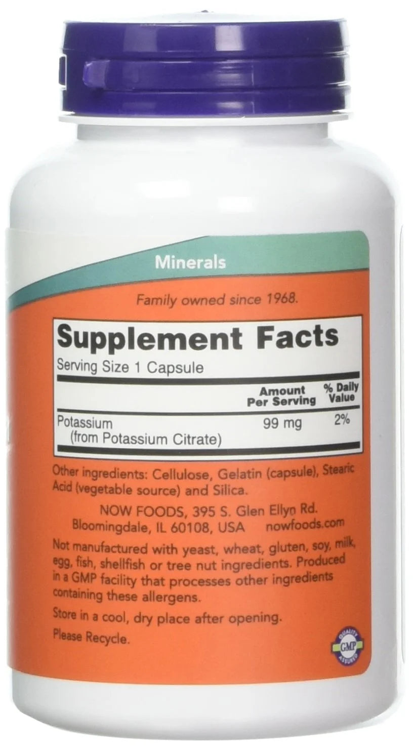 Potassium Citrate 99 Mg 180 Capsules Pack Of 2 E182