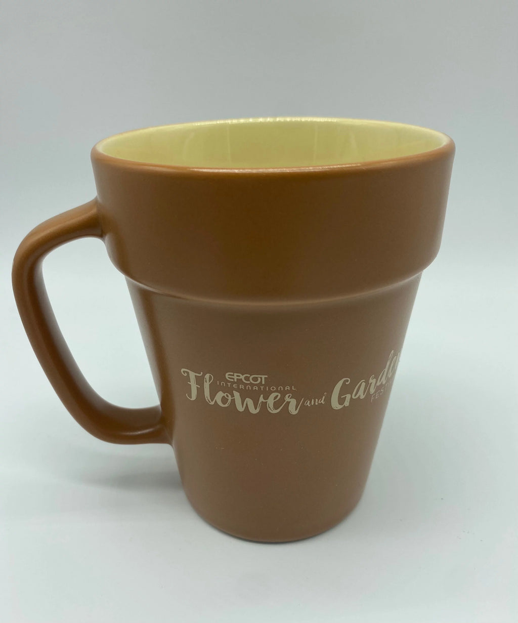 Orange Bird Flower Pot Mug K687