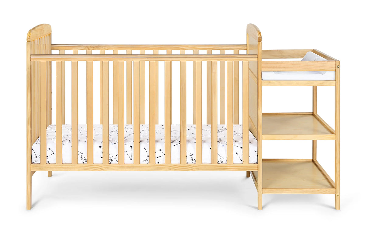 5 in 1 Convertible Crib with Changing Table Y176
