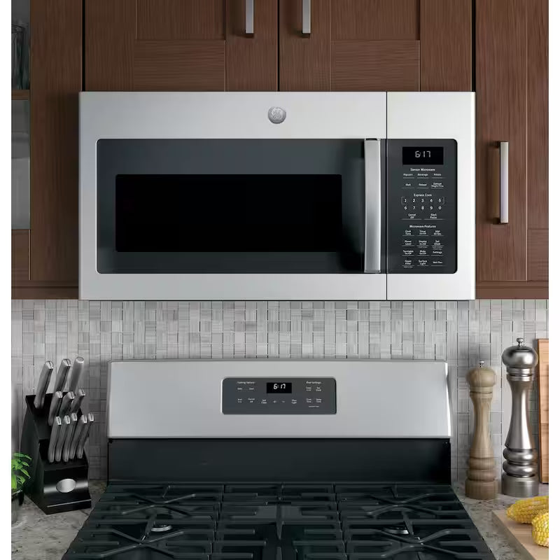 1.7 cu. ft. Over the Range Microwave with Sensor Cooking in Stainless Steel J593670