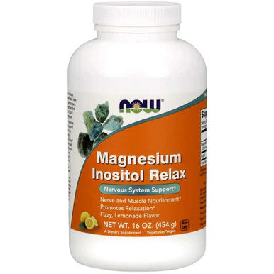 Magnesium Inositol Relax Powder Fizzy Lemonade Flavor 16 oz R695