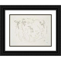 Black Ornate Wood Framed Art Print E7995