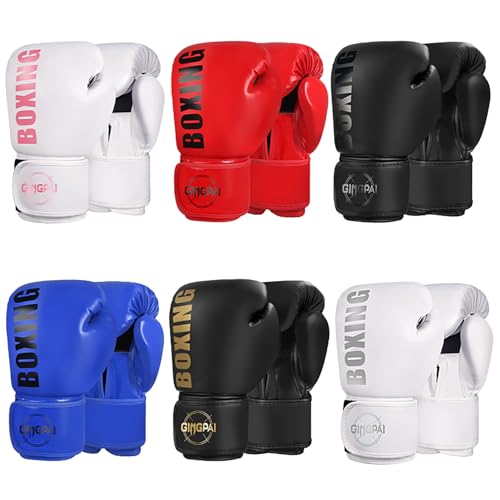 PU Leather Boxing Training Gloves B690857