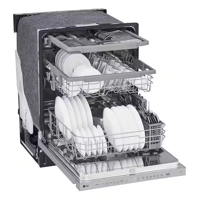 24 in. Top Control Standard Dishwasher with QuadWash in Stainless Steel G17453