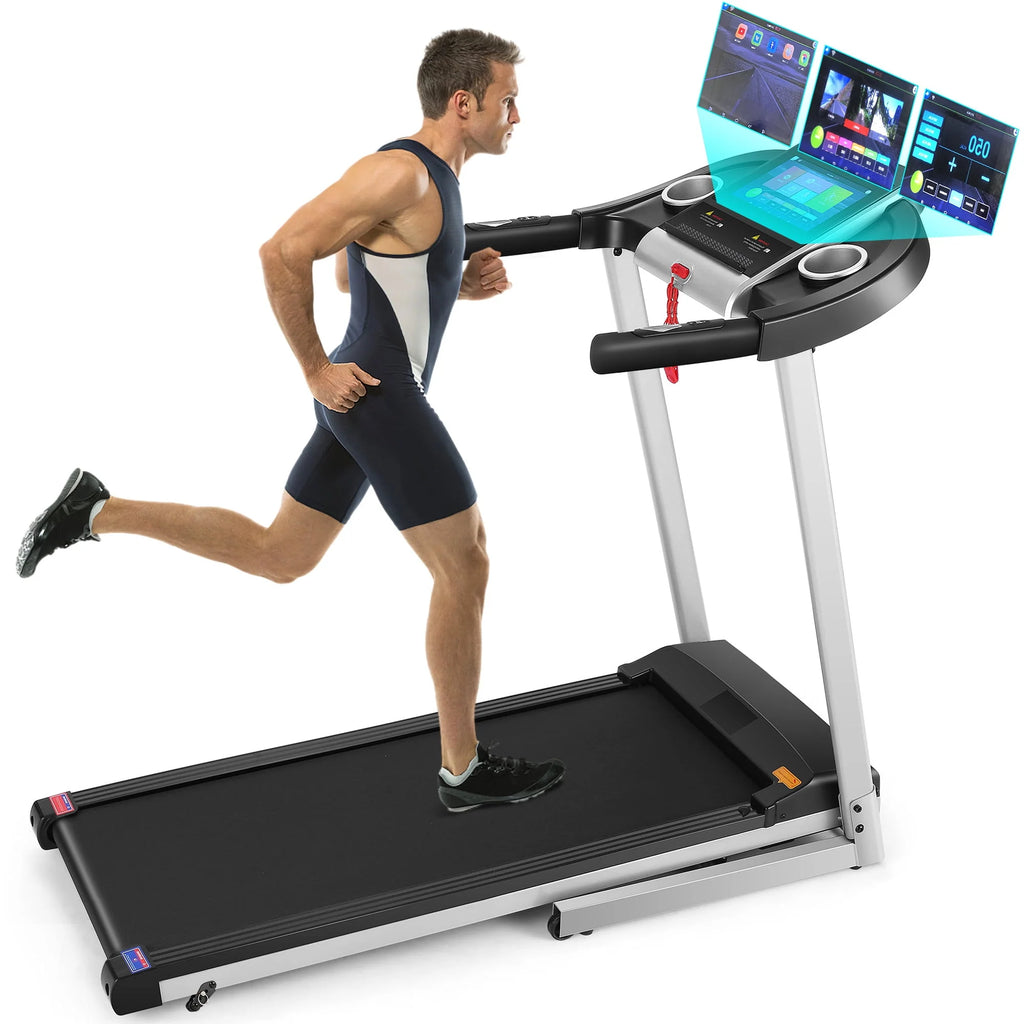 Electric Motorized Treadmill with 3 Incline Levels F626