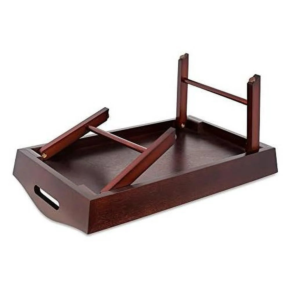 Wood Bed Tray with Folding Legs G21405