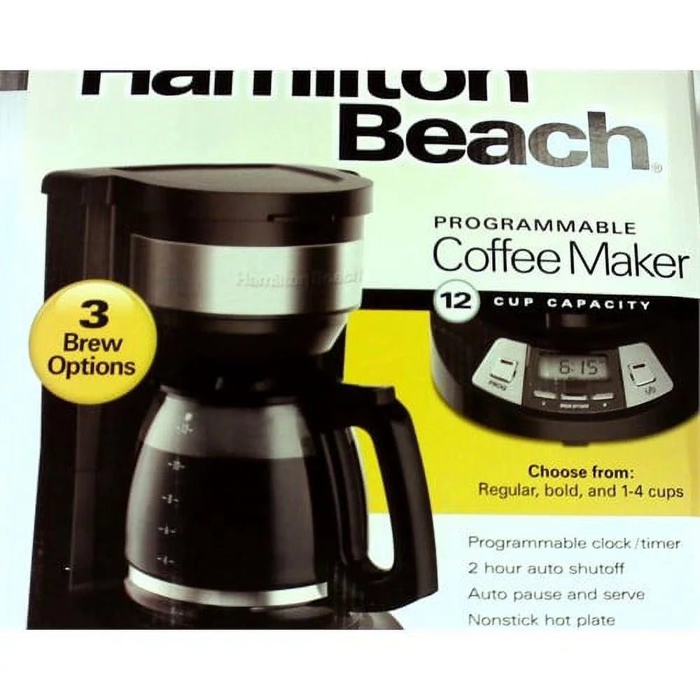 12 Cup Programmable Coffee Maker O26859